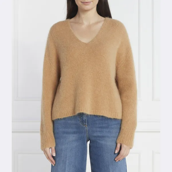 Шерстяной свитер свободного кроя Amedea Marella, коричневый
Шерстяной свитер свободного кроя Amedea Marella, коричневый