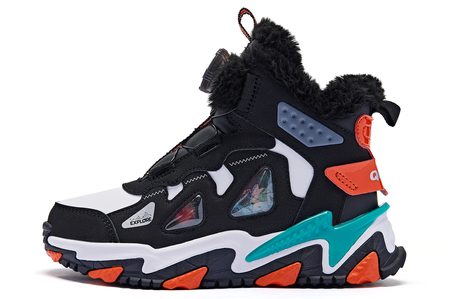 QIAODAN Нескользящие износостойкие высокие мягкие кроссовки черного/звездно-оранжевого цвета для детей 3–7 лет
QIAODAN Нескользящие износостойкие высокие мягкие кроссовки черного/звездно-оранжевого цвета для детей 3–7 лет