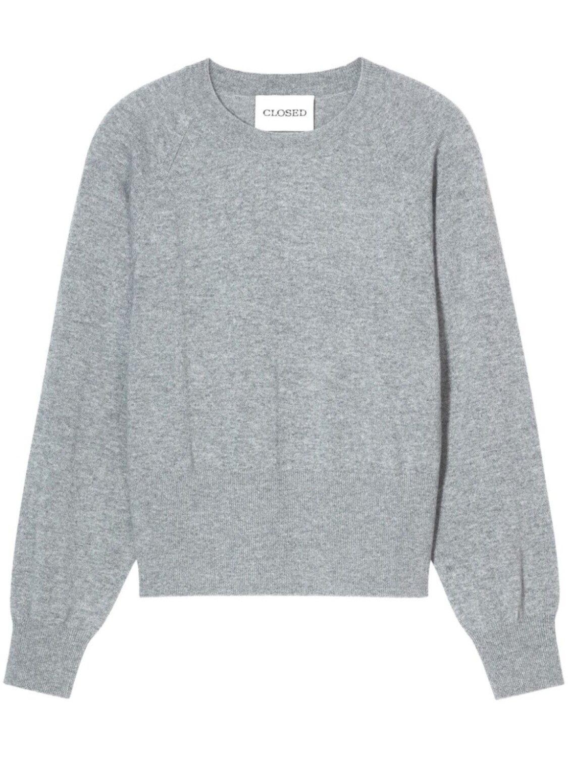 Укороченный свитер с закрытым круглым вырезом Closed, серый
Укороченный свитер с закрытым круглым вырезом Closed, серый