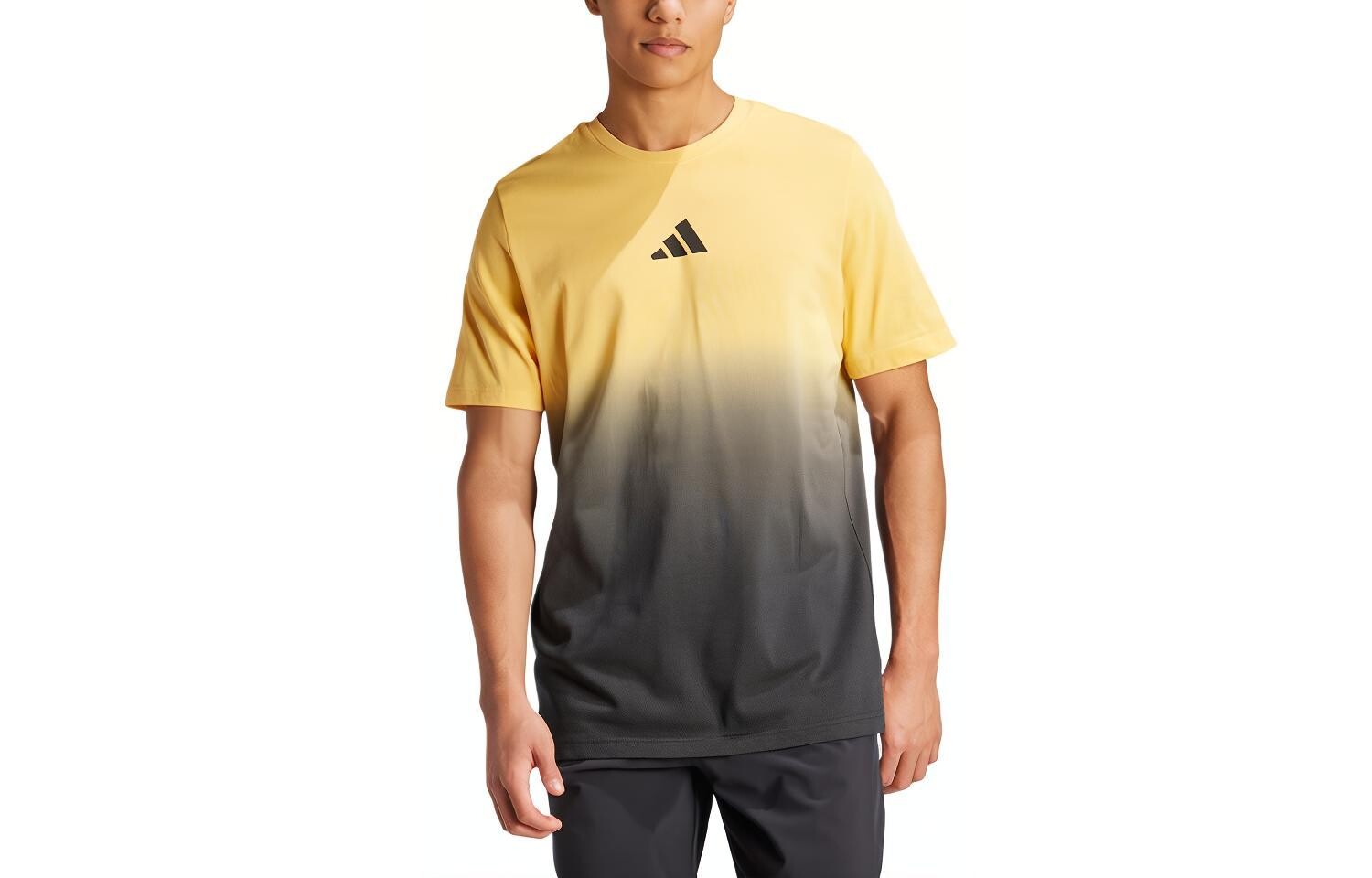 Футболка мужская желтая Adidas, желтый 
Футболка мужская желтая Adidas, желтый