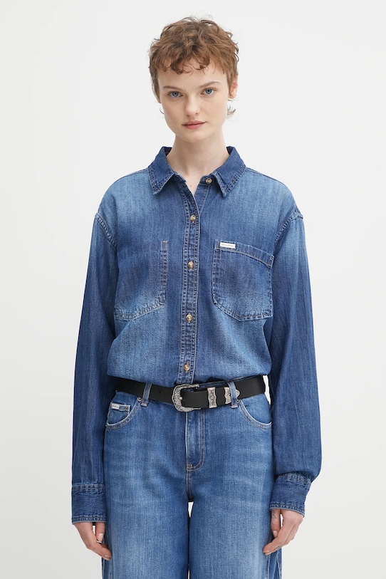Джинсовая рубашка Guess Jeans, темно-синий
Джинсовая рубашка Guess Jeans, темно-синий