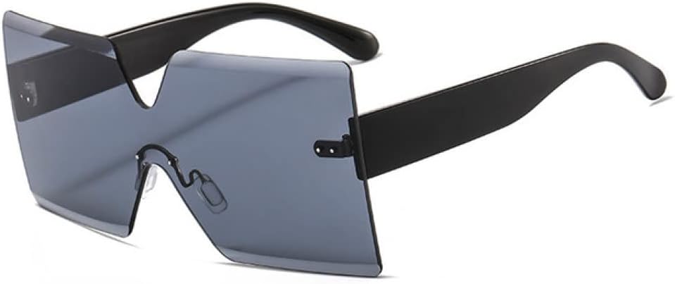 Женские солнцезащитные очки без оправы 2027 года, большие солнцезащитные очки с защитой от УФ-излучения UV400, модные очки для женщин с защитой от УФ-излучения UV400 MTZJH, Black-black
Женские солнцезащитные очки без оправы 2027 года, большие солнцезащитные очки с защитой от УФ-излучения UV400, модные очки для женщин с защитой от УФ-излучения UV400 MTZJH, Black-black