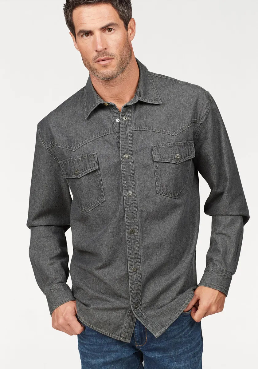 Джинсовая рубашка Arizona в стиле вестерн, серый
Джинсовая рубашка Arizona в стиле вестерн, серый