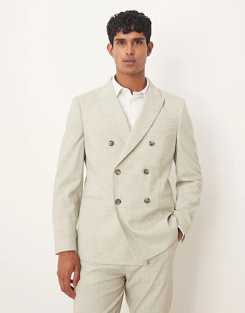 Двубортный узкий пиджак ASOS DESIGN светло-зеленого цвета
Двубортный узкий пиджак ASOS DESIGN светло-зеленого цвета