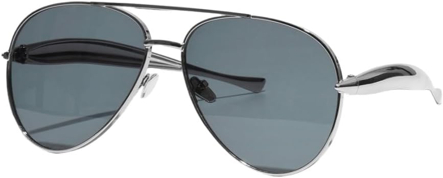 Женские солнцезащитные очки-пилот большого размера, золотистая металлическая оправа, защита от ультрафиолета UV400, винтажный стиль, модные аксессуары UJNHGQ, C6 Silver Black
Женские солнцезащитные очки-пилот большого размера, золотистая металлическая оправа, защита от ультрафиолета UV400, винтажный стиль, модные аксессуары UJNHGQ, C6 Silver Black