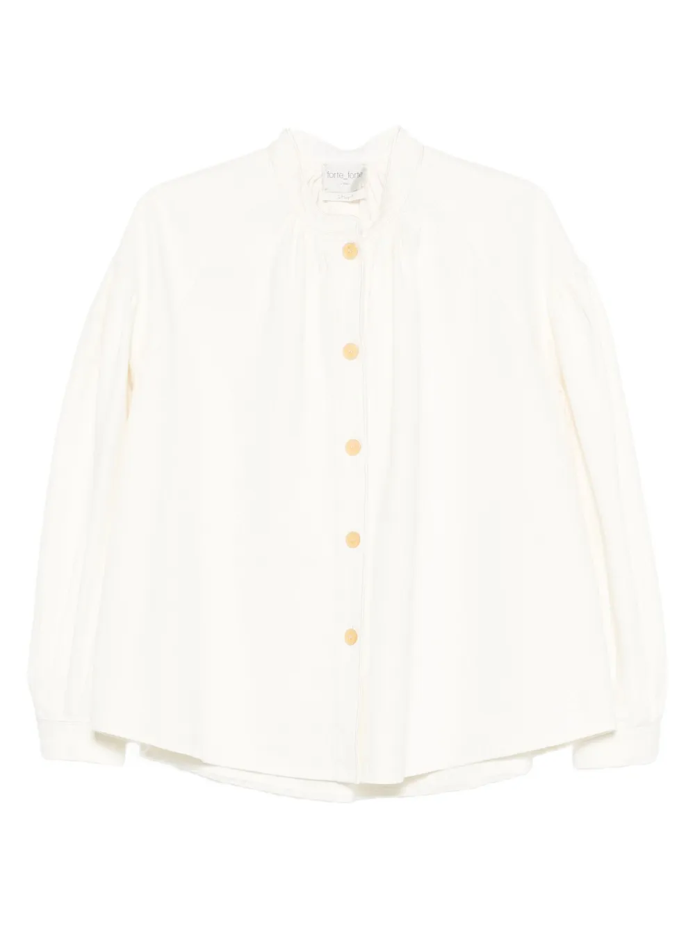 Топ с высоким воротником Forte Forte, нейтральный
Топ с высоким воротником Forte Forte, нейтральный