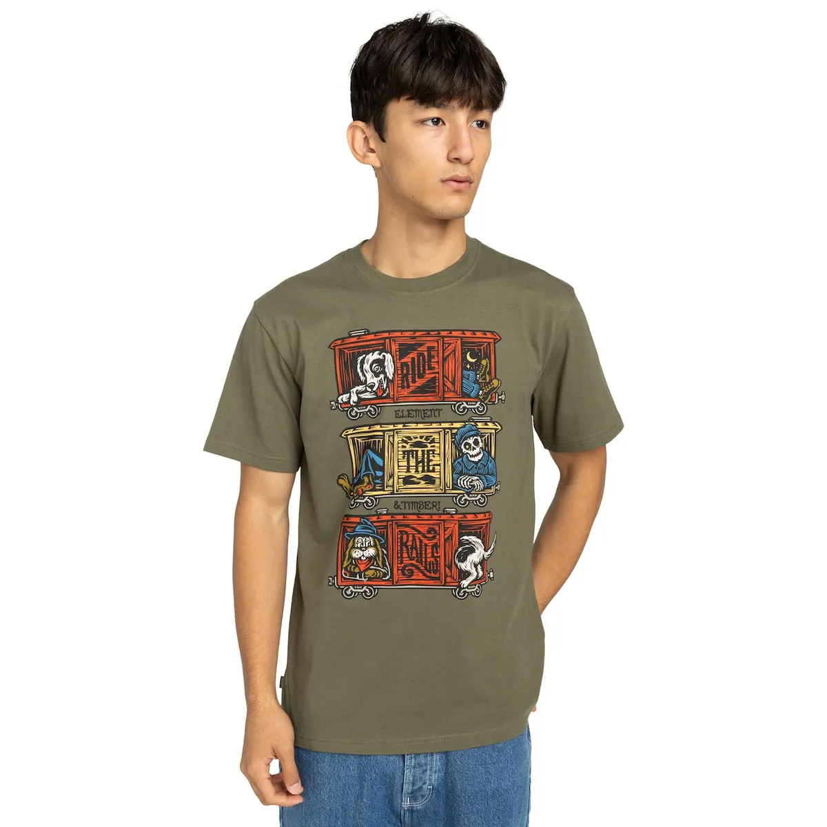 Мужская футболка Timber Boxcar Element, зеленый
Мужская футболка Timber Boxcar Element, зеленый