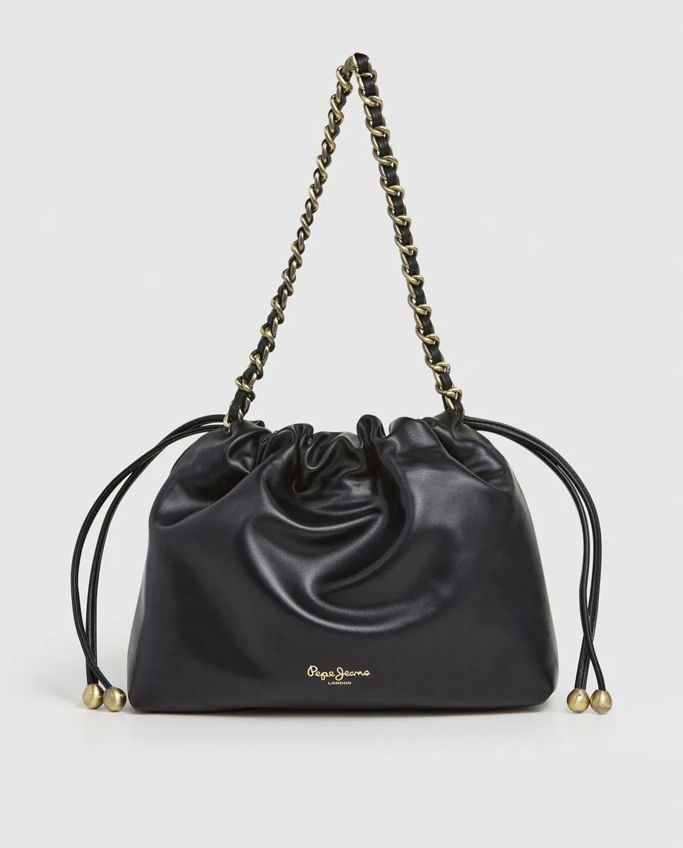 Женская сумка-хобо Giselle с металлизированной цепочкой Pepe Jeans, черный
Женская сумка-хобо Giselle с металлизированной цепочкой Pepe Jeans, черный