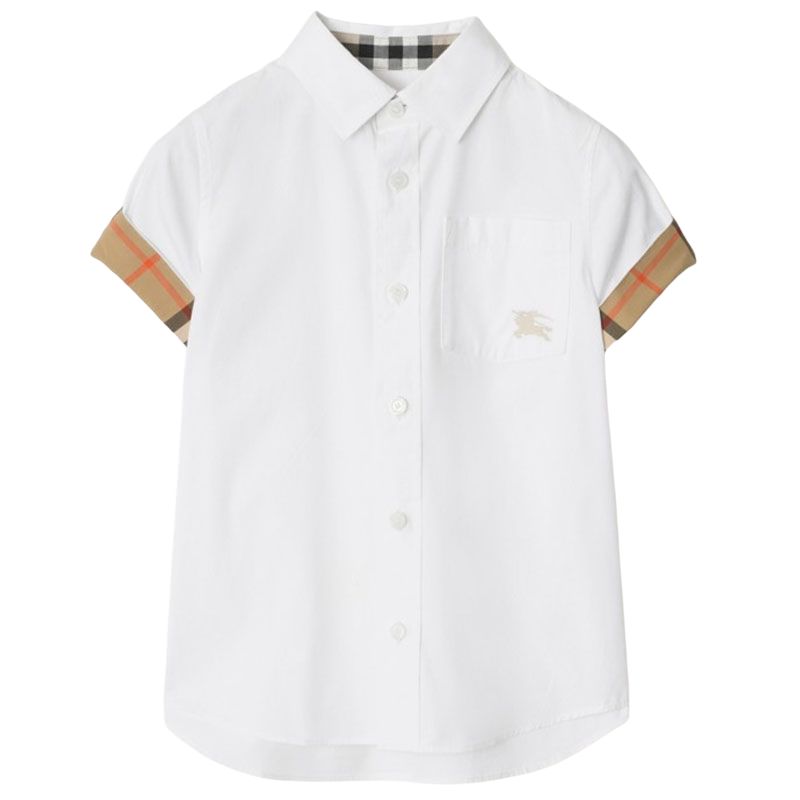 Повседневная рубашка FW25 для детей Burberry, белый
Повседневная рубашка FW25 для детей Burberry, белый