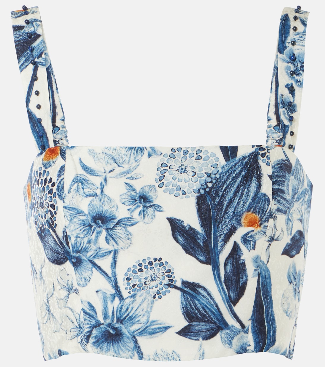 Укороченный топ с цветочным принтом какао Agua by Agua Bendita, Petalo
Укороченный топ с цветочным принтом какао Agua by Agua Bendita, Petalo