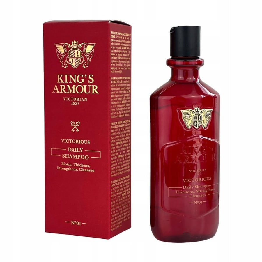 Шампунь для мужчин King's Armour Daily Shampoo 350 мл
Шампунь для мужчин King's Armour Daily Shampoo 350 мл