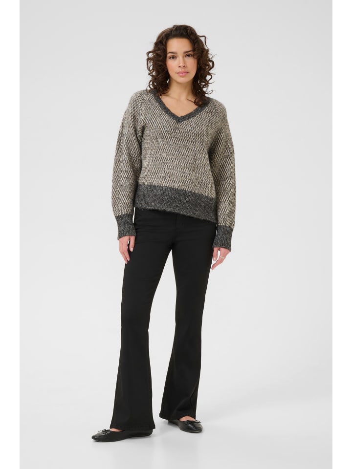 Kaffe Вязаный свитер KAmelinda свободного кроя, темно-серый/перьево-серый, размер M
Kaffe Вязаный свитер KAmelinda свободного кроя, темно-серый/перьево-серый, размер M