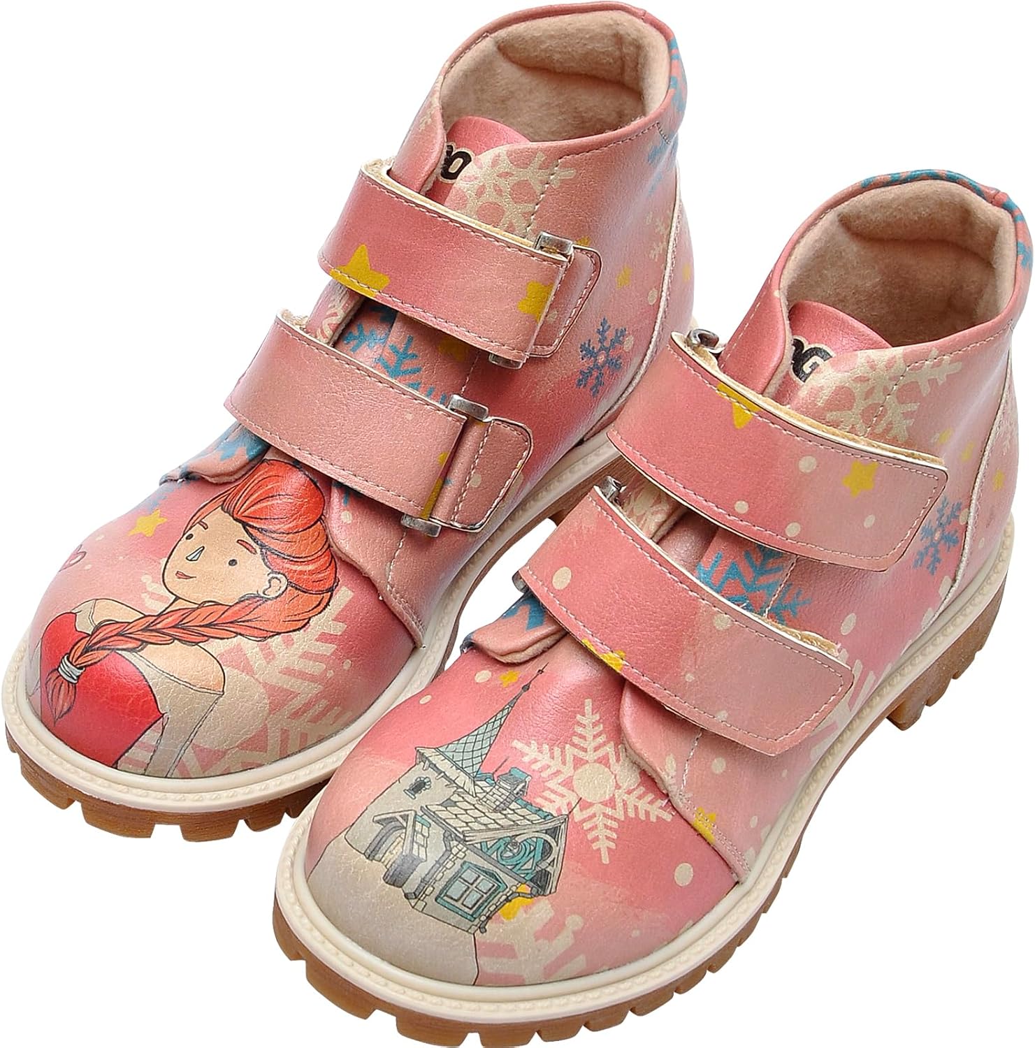 Детские ботинки DOGO на щиколотку - зимние ботинки для детей из веганской кожи с уникальным дизайном, Fire Girl On Snow
Детские ботинки DOGO на щиколотку - зимние ботинки для детей из веганской кожи с уникальным дизайном, Fire Girl On Snow