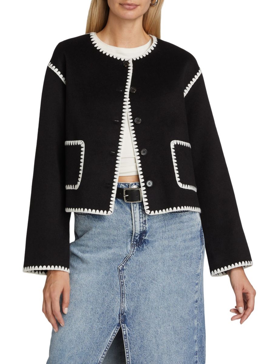 Свитер Melanie Contast с отделкой из шерсти Rails, черный
Свитер Melanie Contast с отделкой из шерсти Rails, черный