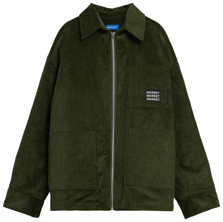 Бархатная рубашка на молнии Market Velvet Zip Up Overshirt, зеленый
Бархатная рубашка на молнии Market Velvet Zip Up Overshirt, зеленый