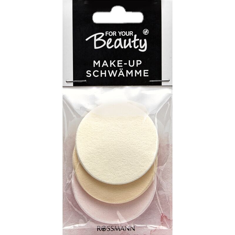 Спонжи для макияжа For Your Beauty, 3 шт. 
Спонжи для макияжа For Your Beauty, 3 шт.