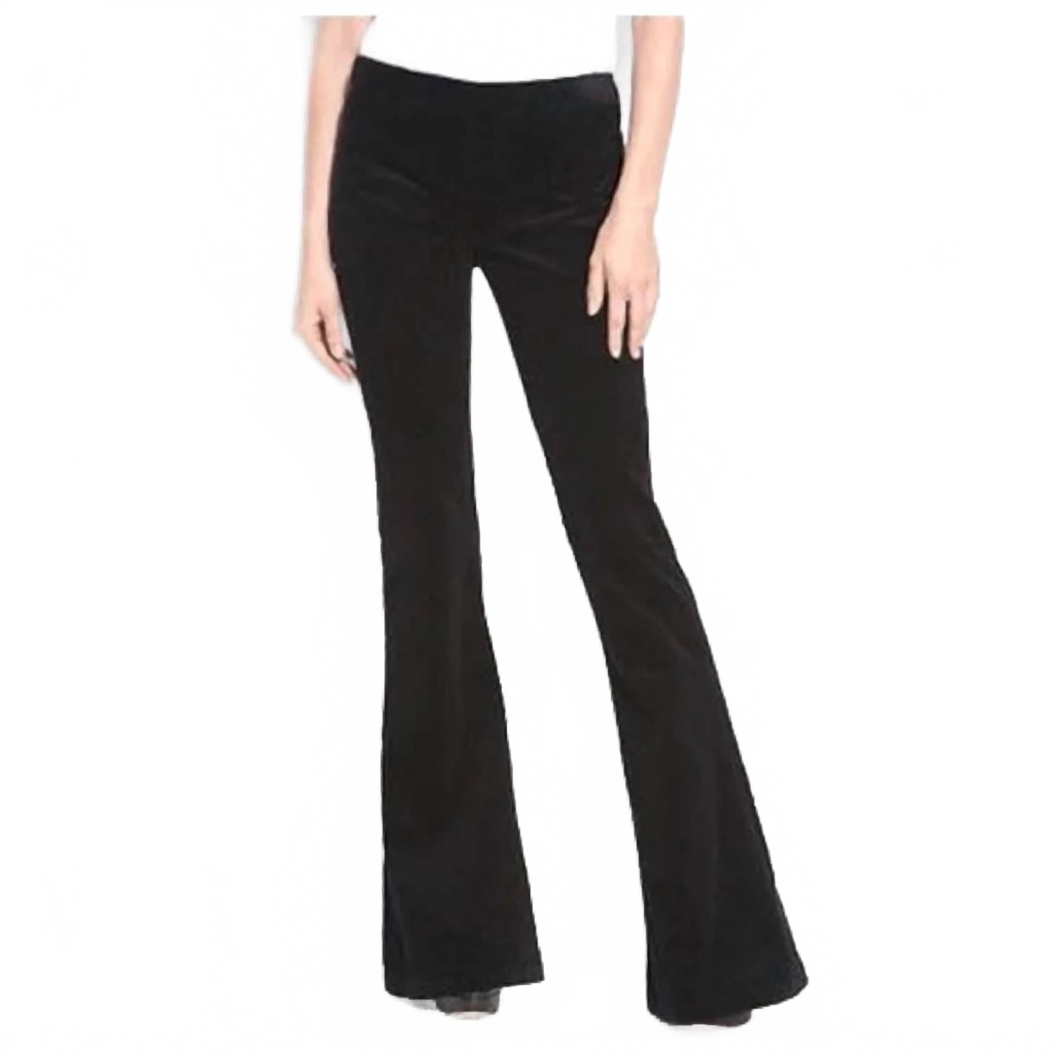 Винтажные расклешенные брюки из черного вельвета Vince
Винтажные расклешенные брюки из черного вельвета Vince