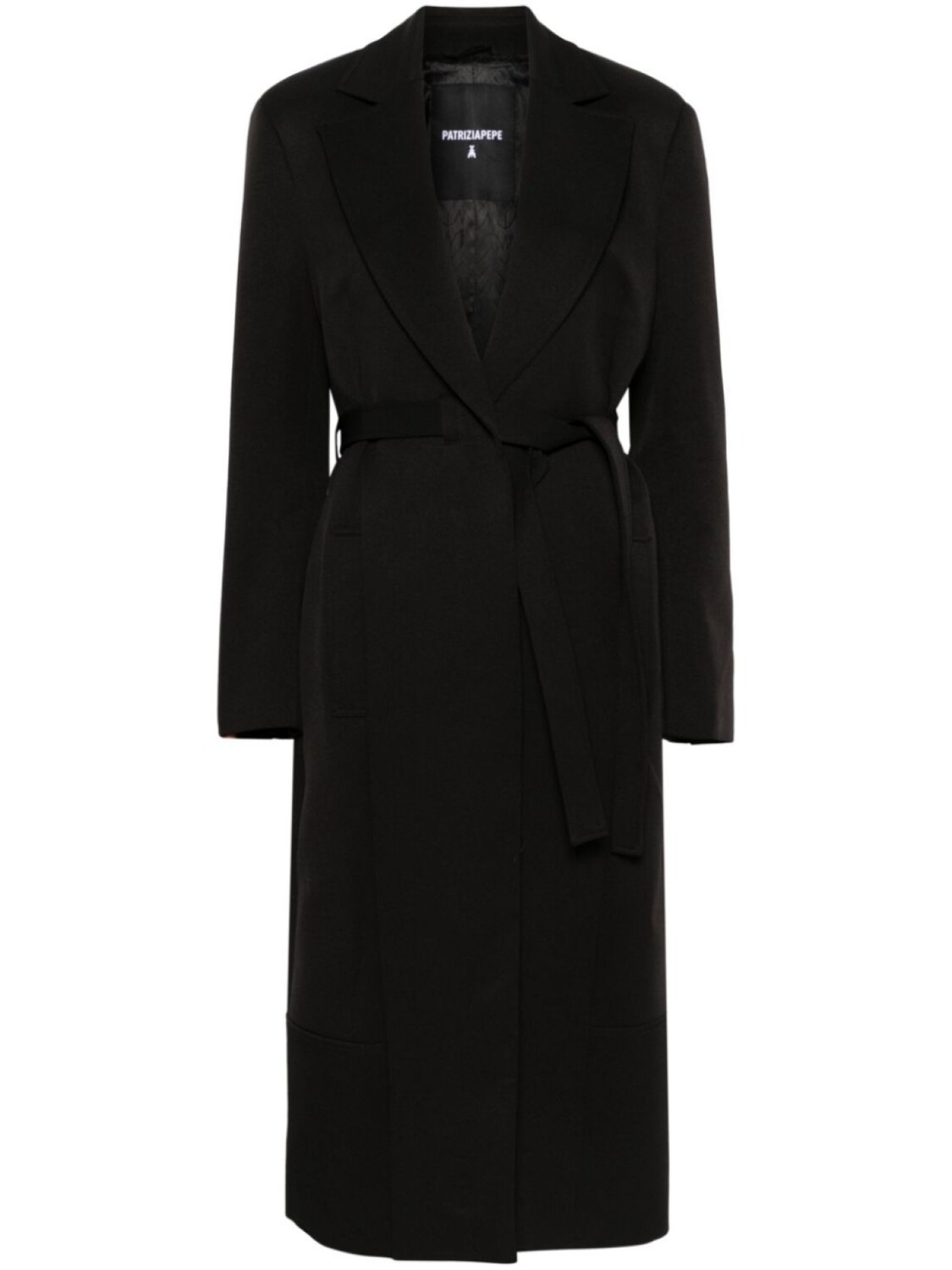 Patrizia Pepe пальто с поясом, черный
Patrizia Pepe пальто с поясом, черный