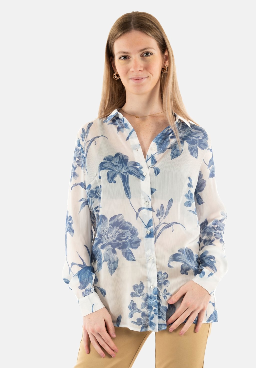 Блузка на пуговицах Guess, белый
Блузка на пуговицах Guess, белый