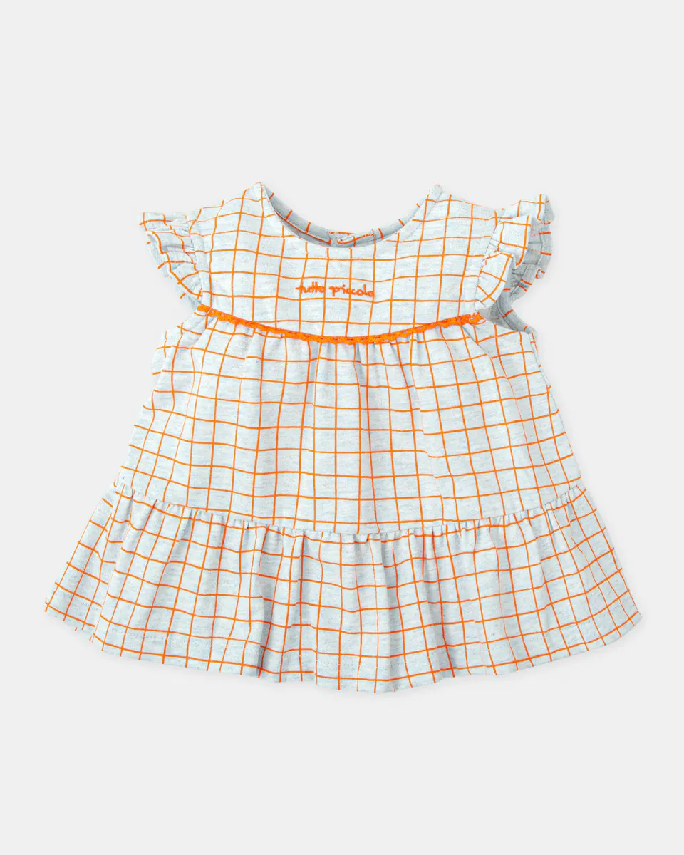 Платье для девочки в фарфоровую клетку Tutto Piccolo, голубой
Платье для девочки в фарфоровую клетку Tutto Piccolo, голубой