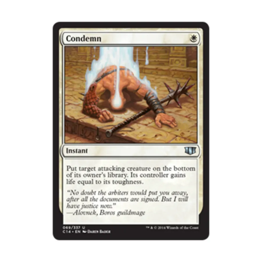 CCG Осудить (U), MTG - Commander 2014
CCG Осудить (U), MTG - Commander 2014