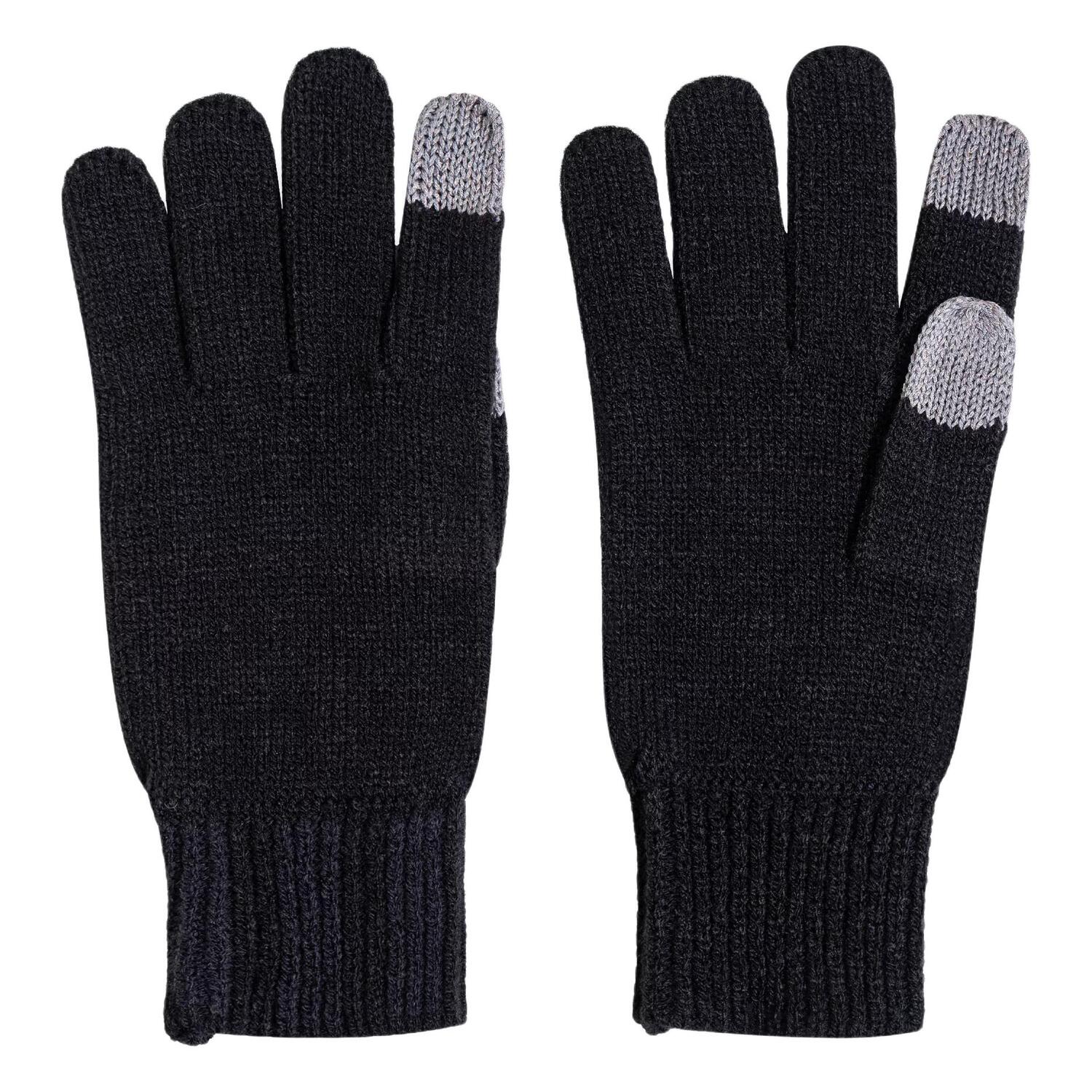 Акриловые вязаные перчатки мужские серые Adidas 
Акриловые вязаные перчатки мужские серые Adidas