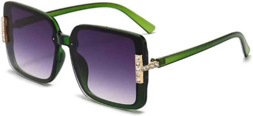 Прозрачные солнцезащитные очки в форме бриллианта, квадратной формы, с защитой от УФ-излучения, для мужчин и женщин, с крупной оправой Weloveushop, Green
Прозрачные солнцезащитные очки в форме бриллианта, квадратной формы, с защитой от УФ-излучения, для мужчин и женщин, с крупной оправой Weloveushop, Green