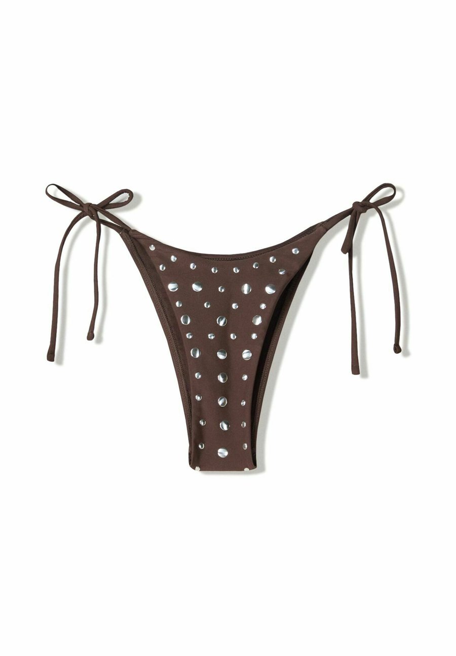 Низ бикини Bershka STUDDED, Dark Brown
Низ бикини Bershka STUDDED, Dark Brown