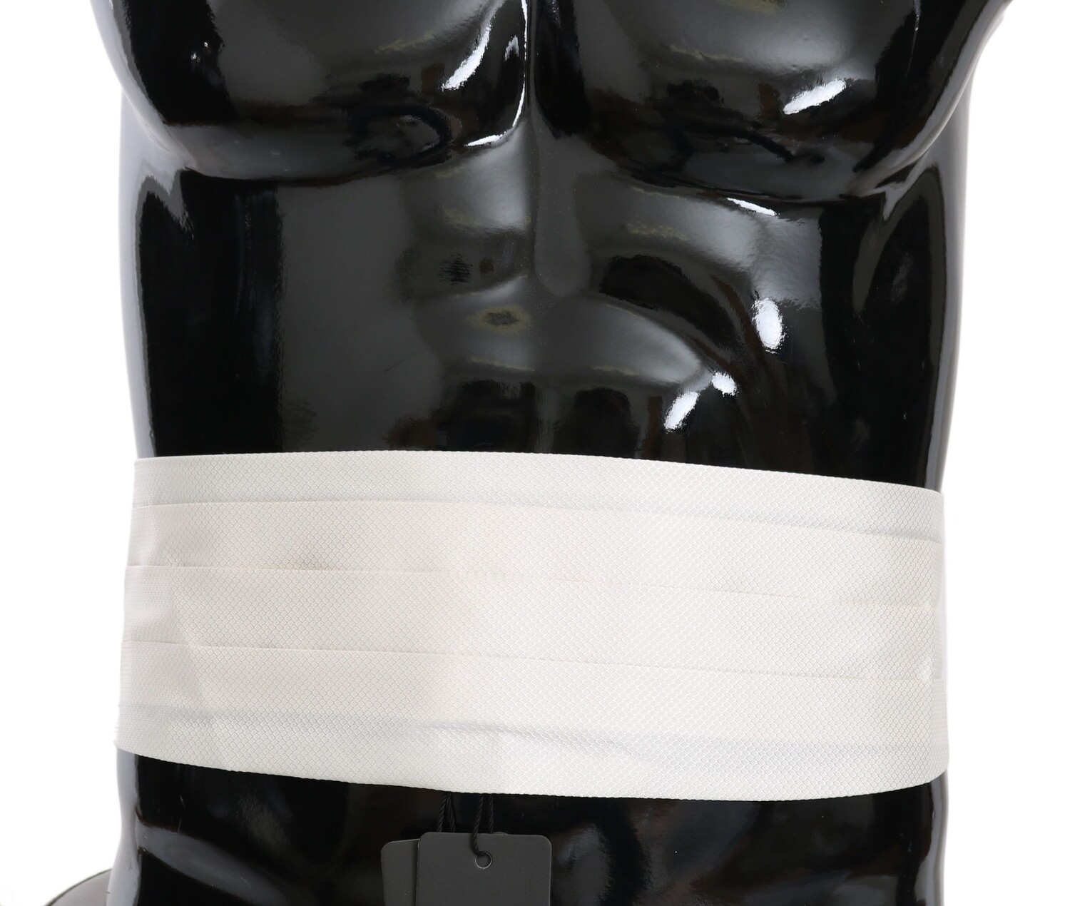 Элегантный белый шелковый кушак Dolce & Gabbana
Элегантный белый шелковый кушак Dolce & Gabbana