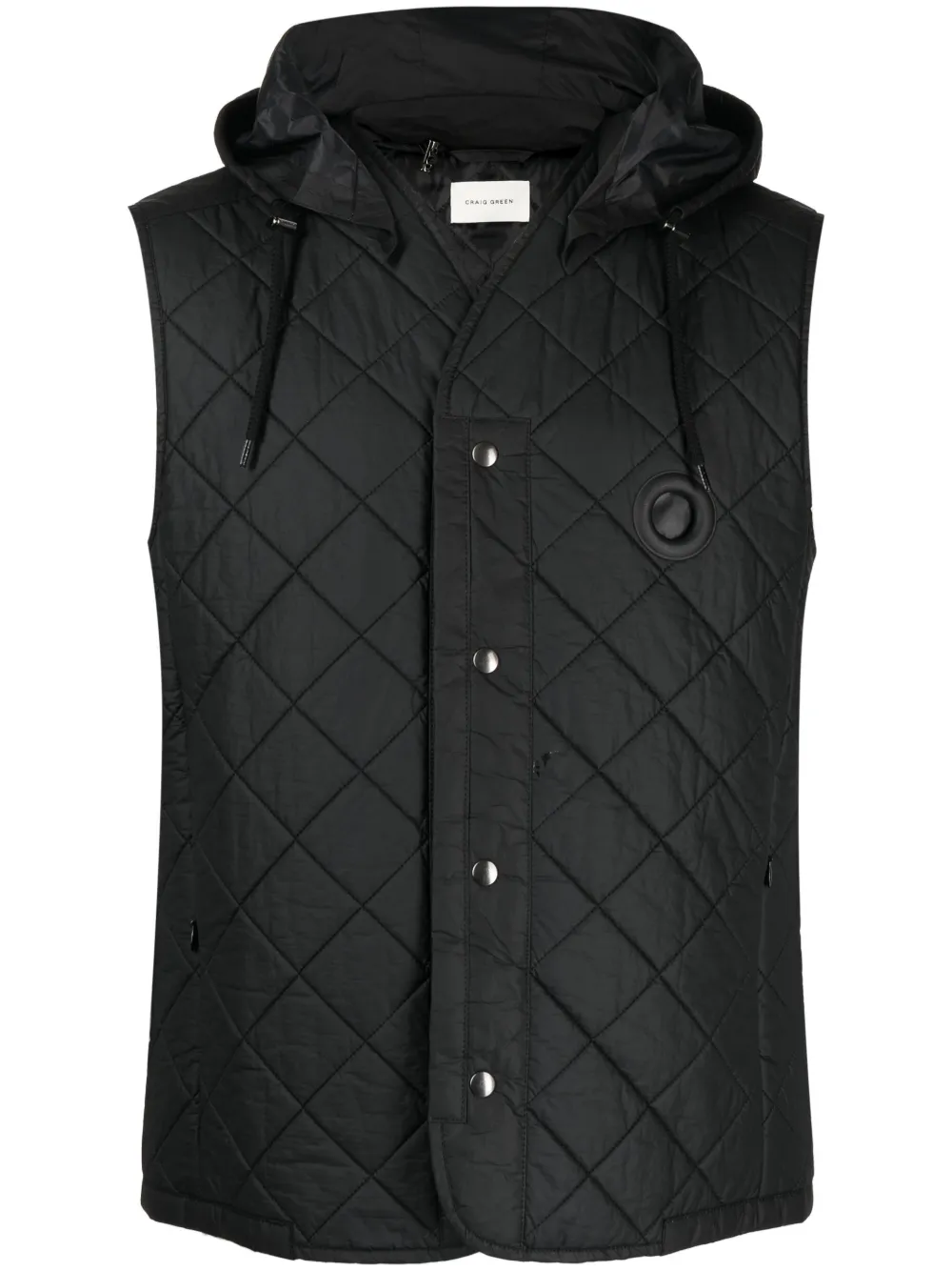 Стеганый жилет на пуговицах Craig Green, черный
Стеганый жилет на пуговицах Craig Green, черный