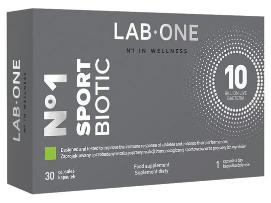 Lab One, СпортБиотик, 30 капсул.
Lab One, СпортБиотик, 30 капсул.