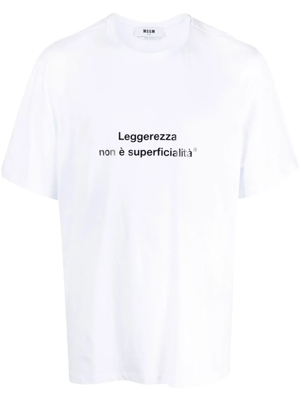 Футболка с надписью MSGM, белый
Футболка с надписью MSGM, белый