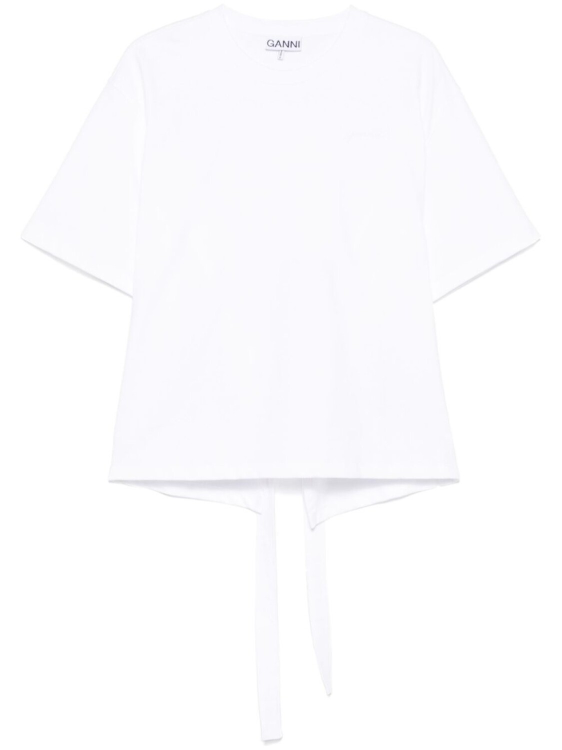 GANNI футболка с завязками, белый
GANNI футболка с завязками, белый