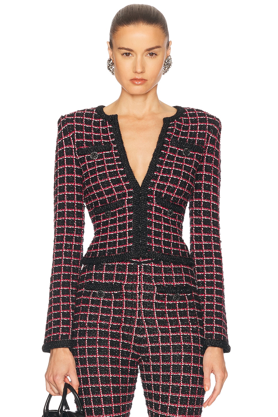 Check Кардиган Self-Portrait, Black
Check Кардиган Self-Portrait, Black