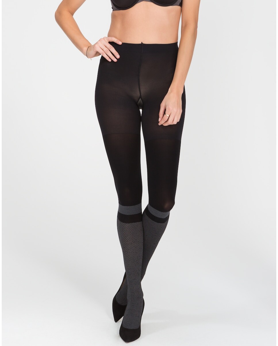 Непрозрачные трусики с принтом на носках Spanx, черный
Непрозрачные трусики с принтом на носках Spanx, черный