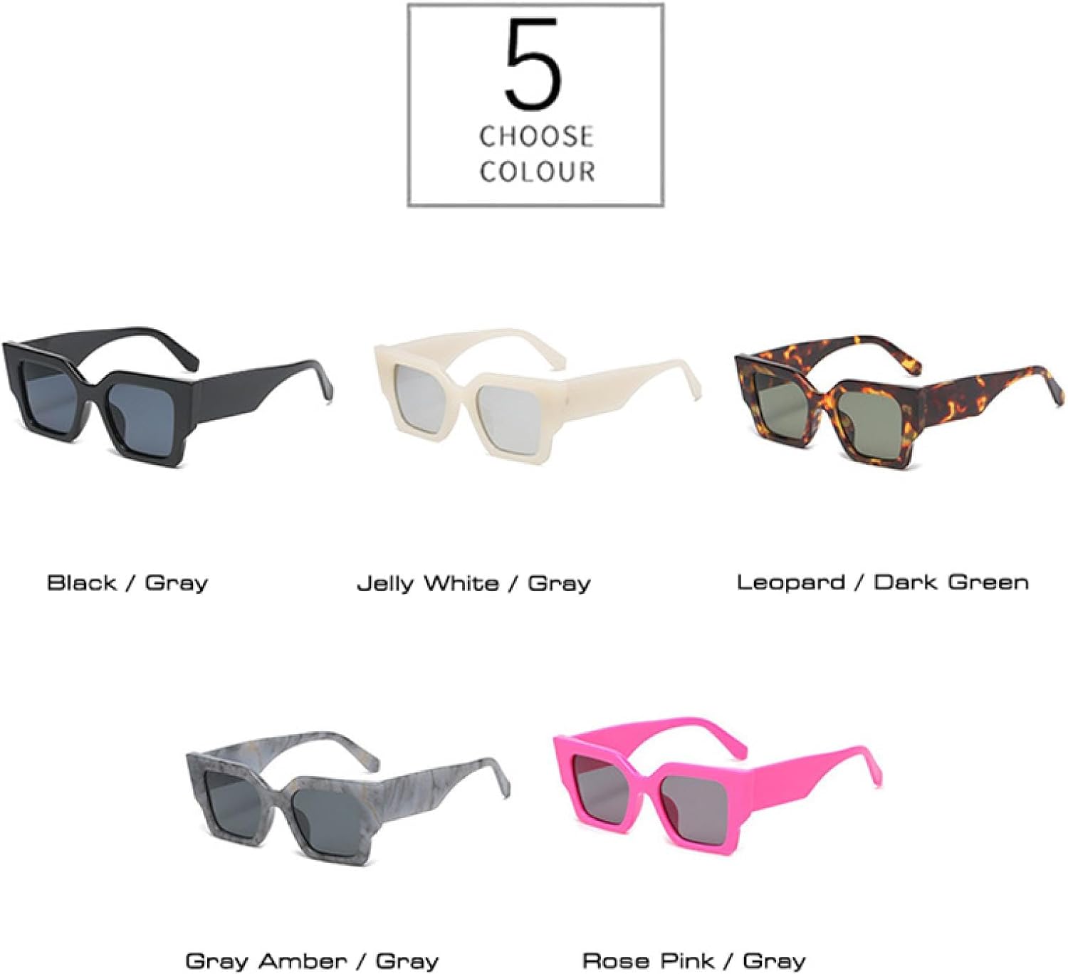 Солнцезащитные очки с защитой от УФ-излучения UV400 | Женские белые, мужские «кошачий глаз» с леопардовым принтом для занятий спортом на открытом воздухе и вождения DSVIGF, Black Gray
Солнцезащитные очки с защитой от УФ-излучения UV400 | Женские белые, мужские «кошачий глаз» с леопардовым принтом для занятий спортом на открытом воздухе и вождения DSVIGF, Black Gray