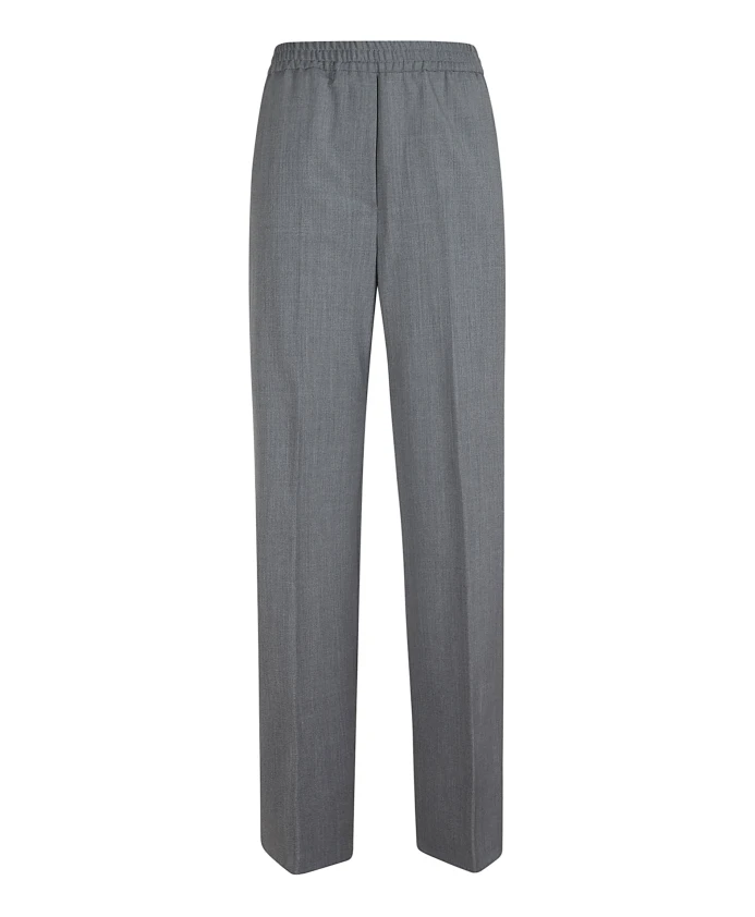 Серые брюки из эластичной шерстяной креповой ткани Weekend Max Mara, серый
Серые брюки из эластичной шерстяной креповой ткани Weekend Max Mara, серый