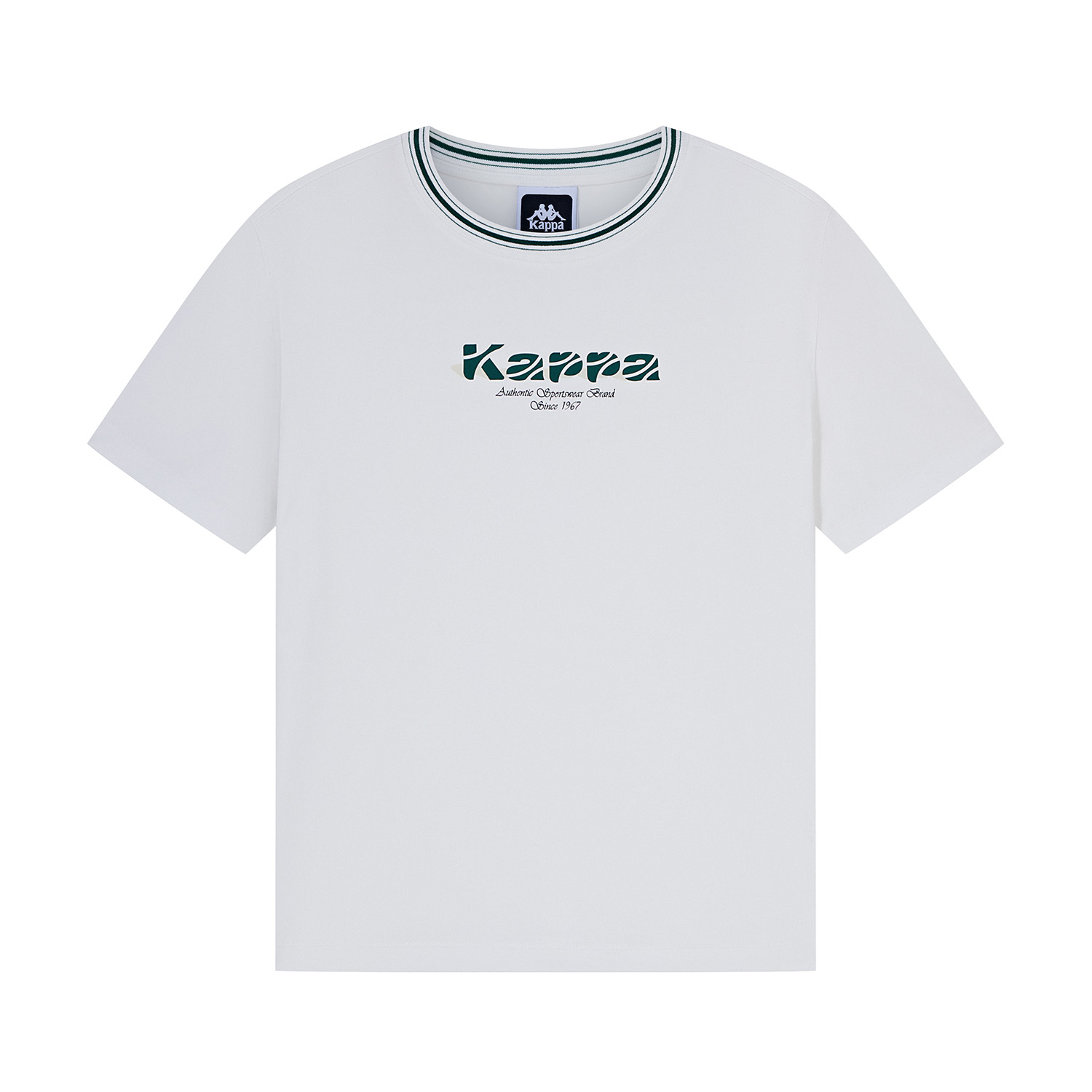 Футболка женская Kappa 1916 Series, белая-012 
Футболка женская Kappa 1916 Series, белая-012