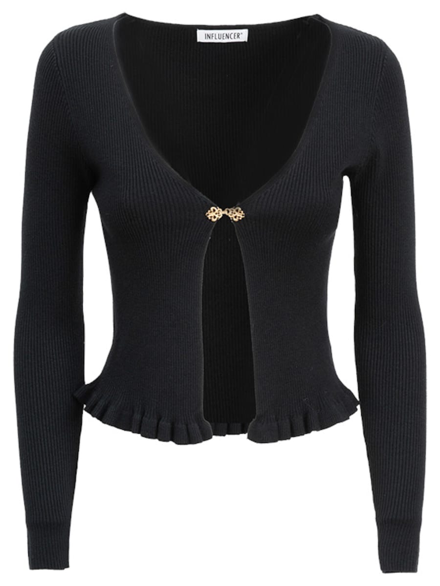 Вязаный кардиган Influencer, черный
Вязаный кардиган Influencer, черный