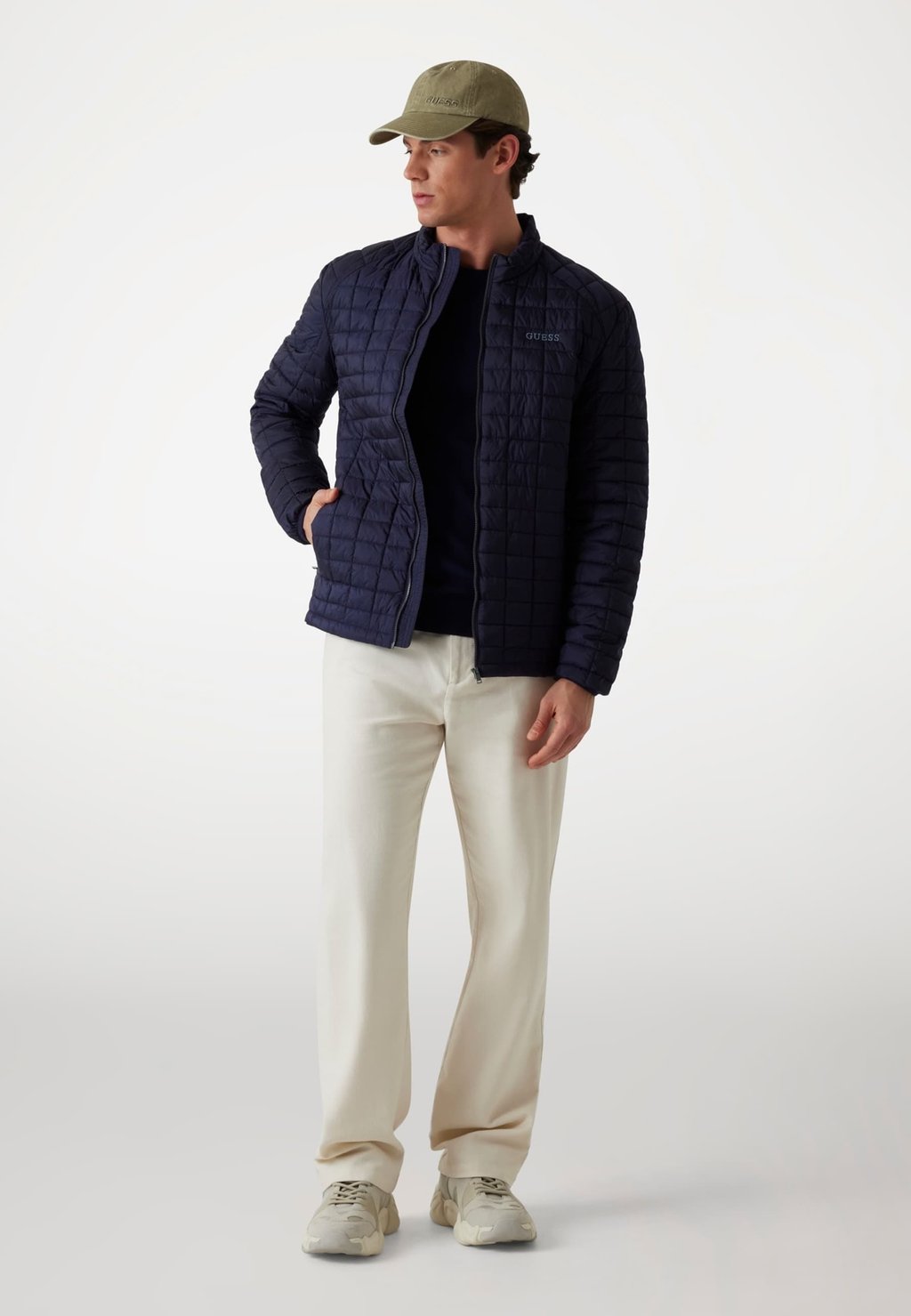 Зимнее пальто Guess, темно-синий 
Зимнее пальто Guess, темно-синий