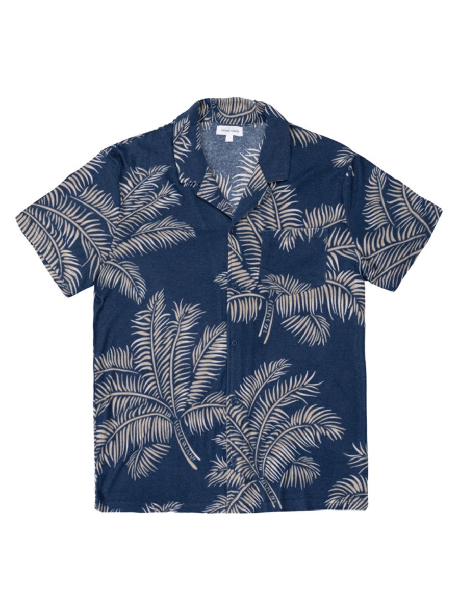 Махровая рубашка с принтом Vintage Summer, темно-синий
Махровая рубашка с принтом Vintage Summer, темно-синий