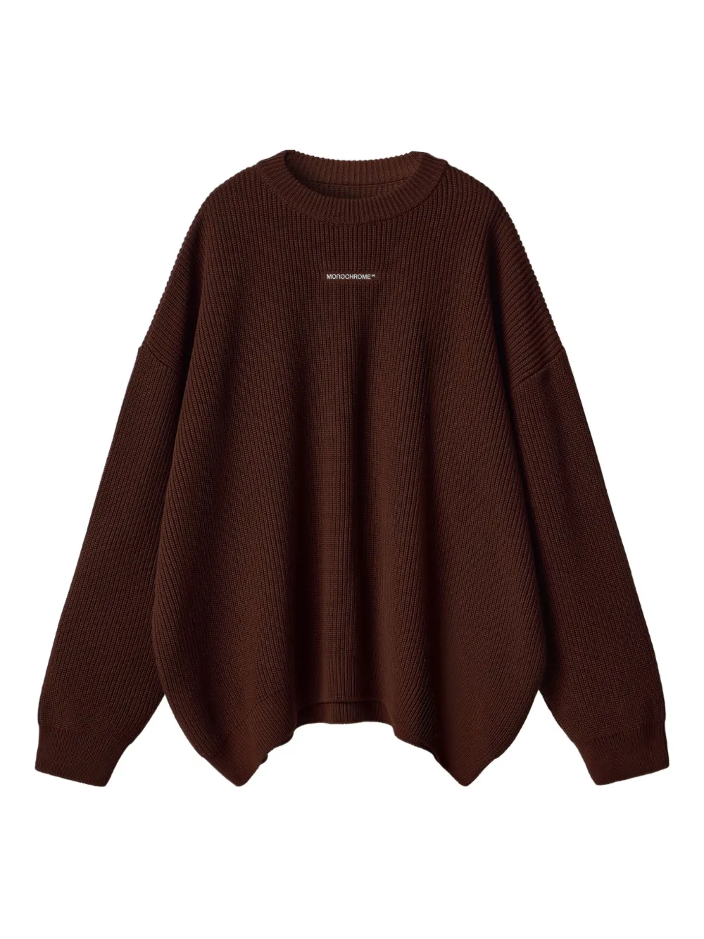 Свитер в рубчик с круглым вырезом MONOCHROME, коричневый
Свитер в рубчик с круглым вырезом MONOCHROME, коричневый