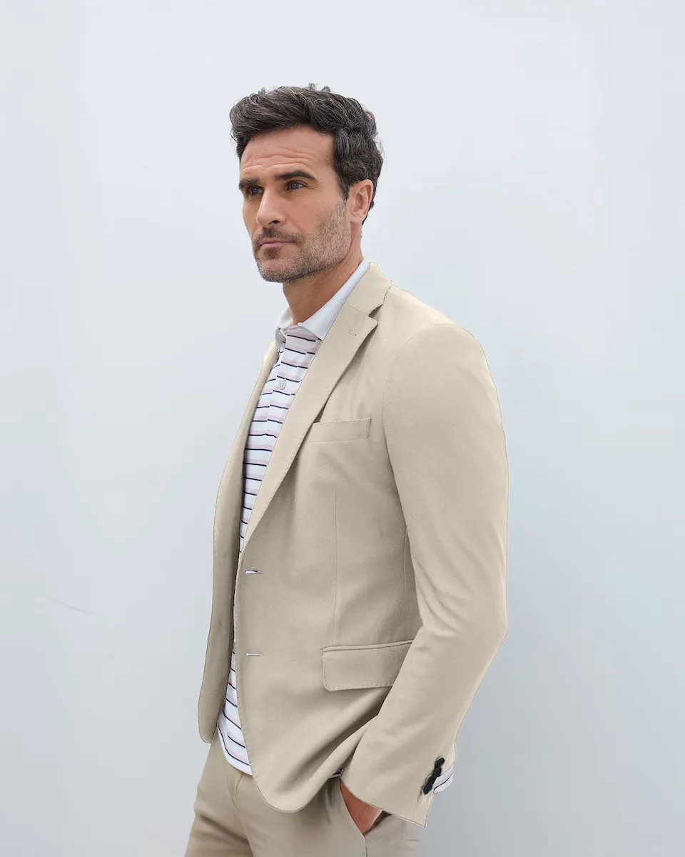 Пиджак мужской, классический крой Sepiia, кремовый
Пиджак мужской, классический крой Sepiia, кремовый