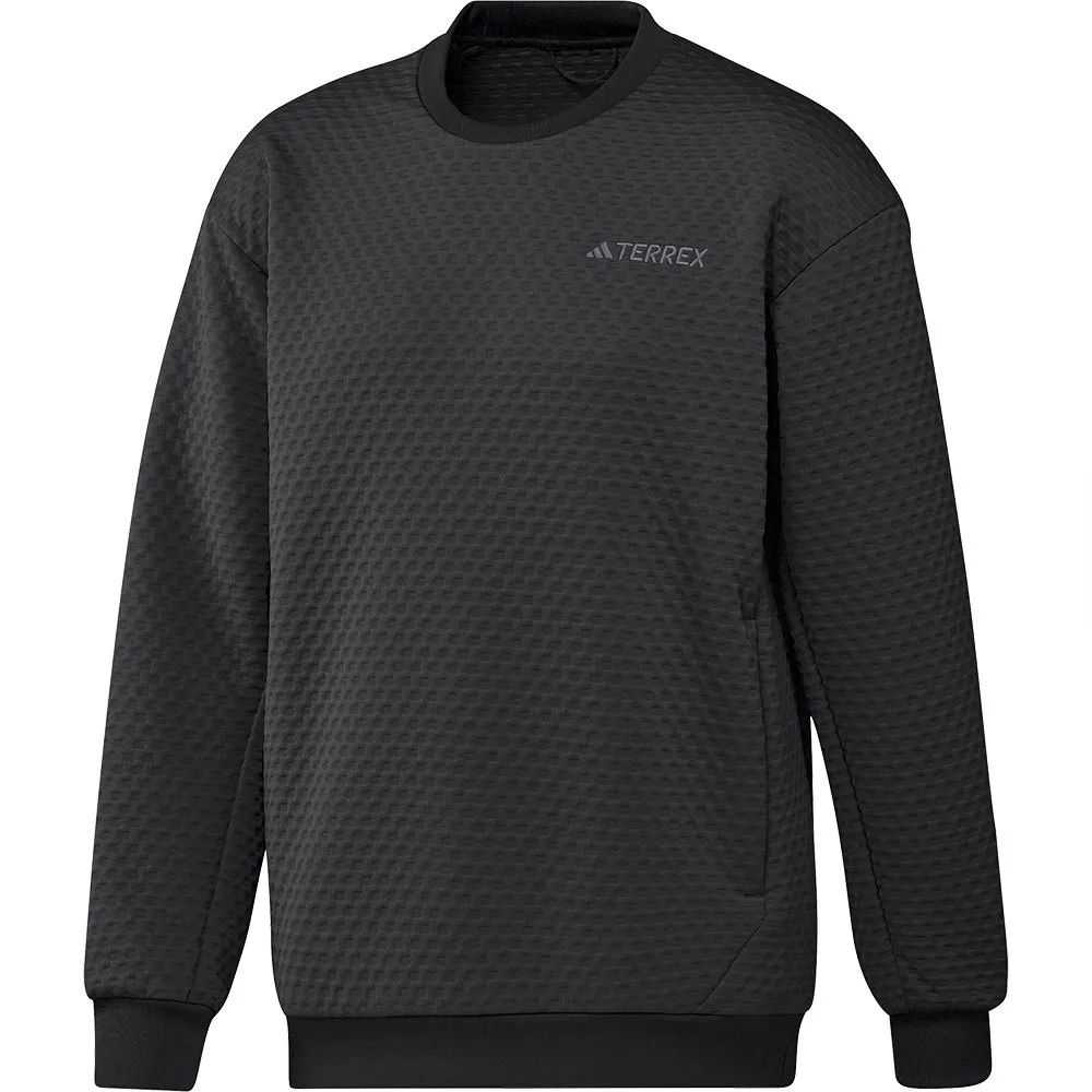 Толстовка adidas Terrex Xploric Crewneck, черный 
Толстовка adidas Terrex Xploric Crewneck, черный