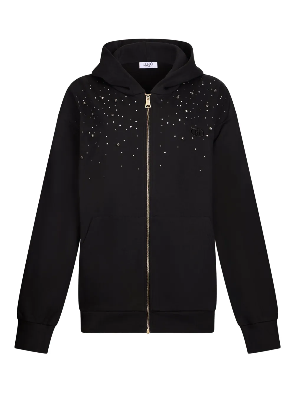 Худи со стразами Liu Jo, черный
Худи со стразами Liu Jo, черный