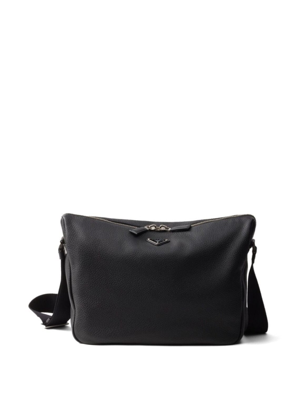 Кожаная сумка через плечо Prada, черный
Кожаная сумка через плечо Prada, черный