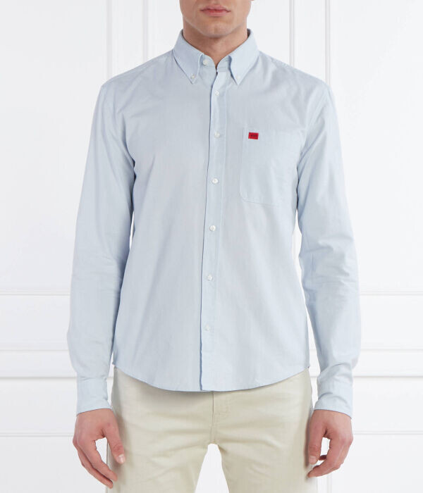 Рубашка мужская Hugo с нагрудным карманом, голубой
Рубашка мужская Hugo с нагрудным карманом, голубой