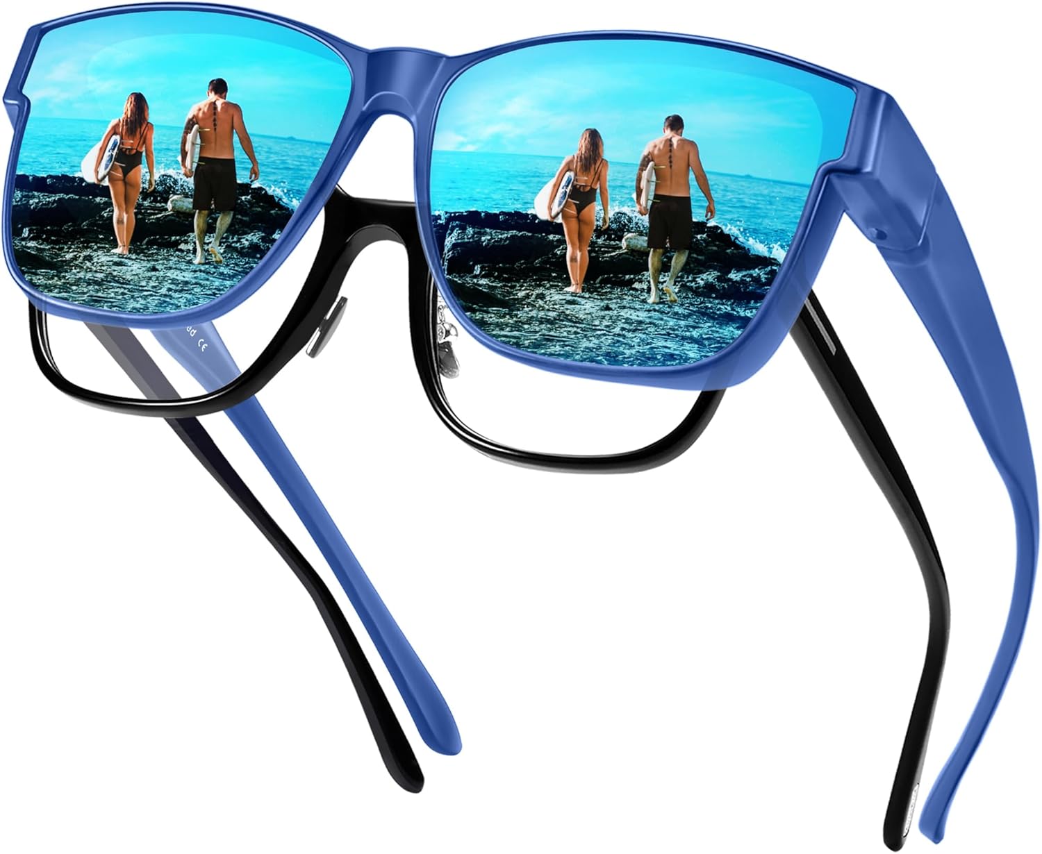 Поляризованные солнцезащитные очки URUMQI, надеваемые поверх обычных очков, для мужчин и женщин, большие квадратные очки с защитой от УФ-излучения UV400, 18 Matte Navy Blue Frame/Blue Mirrored Lens
Поляризованные солнцезащитные очки URUMQI, надеваемые поверх обычных очков, для мужчин и женщин, большие квадратные очки с защитой от УФ-излучения UV400, 18 Matte Navy Blue Frame/Blue Mirrored Lens