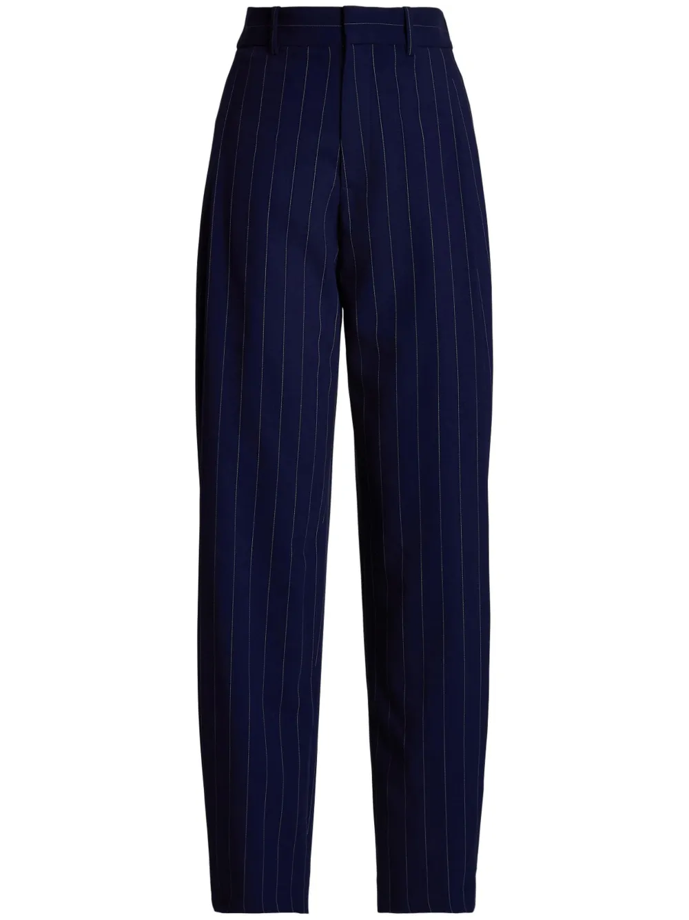 Строгие брюки Cassidy средней посадки Ralph Lauren Collection, синий 
Строгие брюки Cassidy средней посадки Ralph Lauren Collection, синий