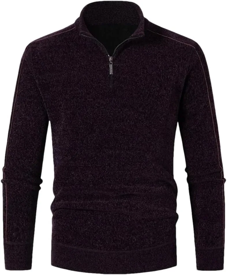 Мужской вязаный свитер с воротником-стойкой на молнии Nlievara
Мужской вязаный свитер с воротником-стойкой на молнии Nlievara